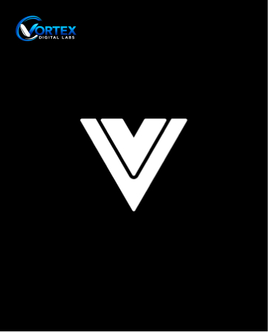 Vimeo logo with Vortex Digital Labs branding